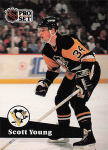 1991-92 Pro Set French Hockey Scott Young #195