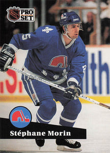 1991-92 Pro Set French Hockey Stephane Morin #201