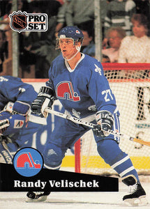 1991-92 Pro Set French Hockey Randy Velischek #206