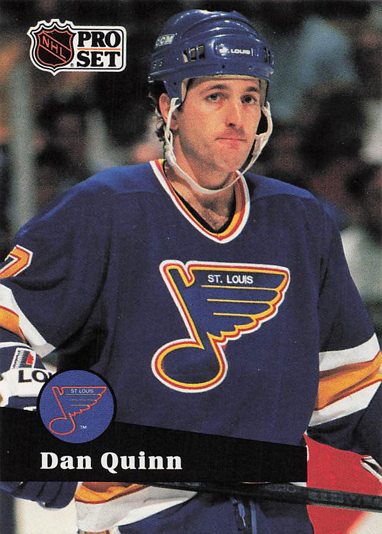 1991-92 Pro Set Hockey Dan Quinn #209