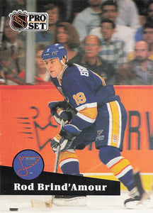 1991-92 Pro Set French Hockey Rod Brind'Amour #211