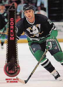 1994-95 Pinnacle Hockey Bob Corkum #144