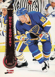 1994-95 Pinnacle Hockey Jim Montgomery #159