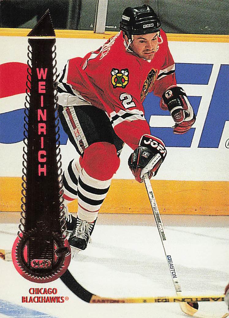 1994-95 Pinnacle Hockey Eric Weinrich #186