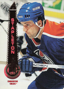 1994-95 Pinnacle Hockey Mike Stapleton #228 Rookie