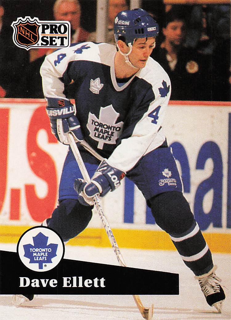 1991-92 Pro Set French Hockey Dave Ellett #230