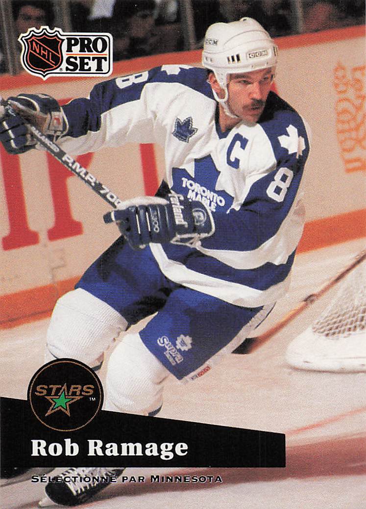 1991-92 Pro Set French Hockey Rob Ramage #232