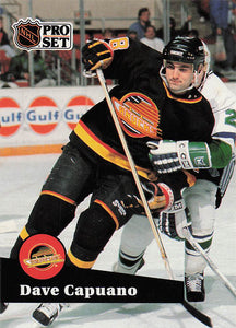 1991-92 Pro Set French Hockey Dave Capuano #237