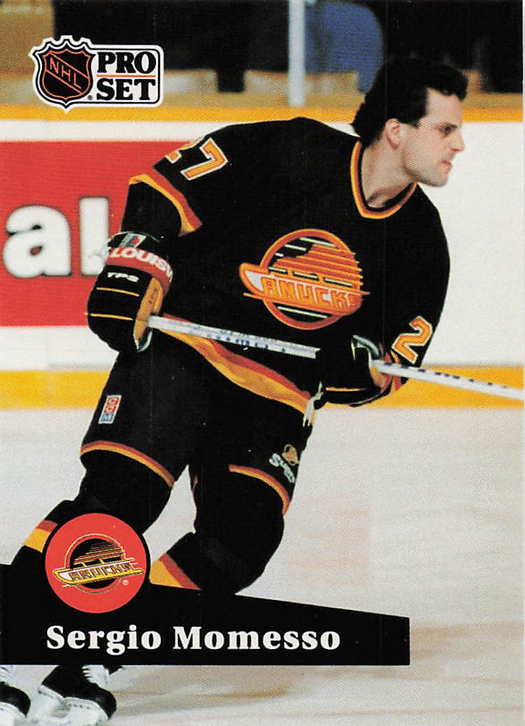 1991-92 Pro Set French Hockey Sergio Momesso #242