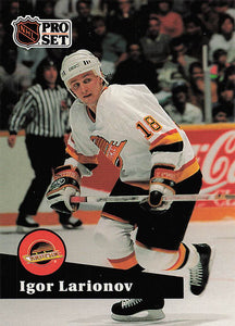 1991-92 Pro Set French Hockey Igor Larionov #246