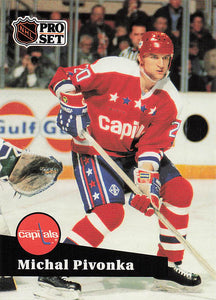 1991-92 Pro Set French Hockey Michal Pivonka #252