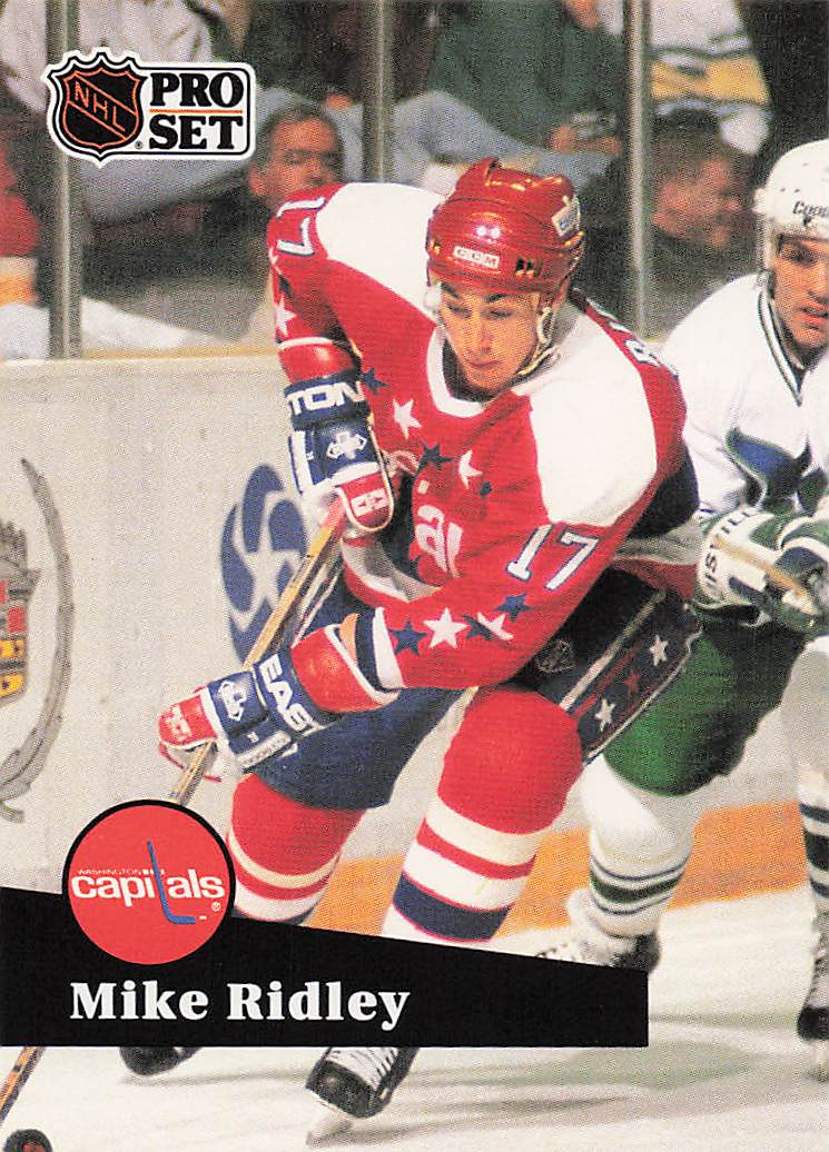 1991-92 Pro Set Hockey Mike Ridley #254