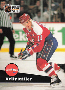 1991-92 Pro Set French Hockey Kelly Miller #256