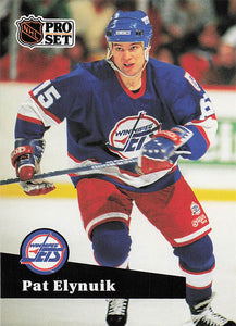 1991-92 Pro Set Hockey Pat Elynuik #262