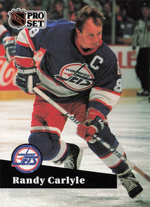 1991-92 Pro Set French Hockey Randy Carlyle #273