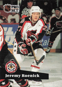 1991-92 Pro Set French Hockey Jeremy Roenick #280