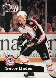1991-92 Pro Set French Hockey Trevor Linden #294