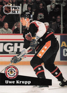 1991-92 Pro Set French Hockey Uwe Krupp #301
