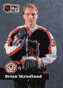 1991-92 Pro Set French Hockey Brian Skrudland #306