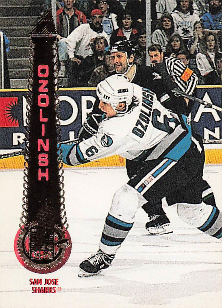 1994-95 Pinnacle Hockey Sandis Ozolinsh #22