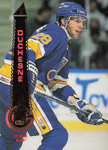 1994-95 Pinnacle Hockey Steve Duchesne #108