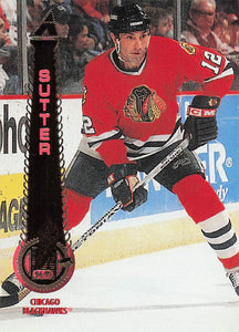 1994-95 Pinnacle Hockey Brent Sutter #117