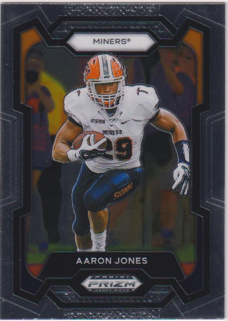 2024 Panini Prizm Draft Picks Football Aaron Jones #49