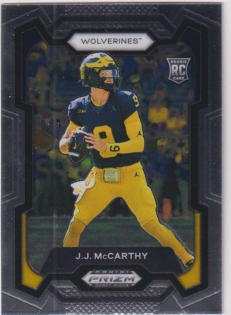 2024 Panini Prizm Draft Picks Football JJ McCarthy #132