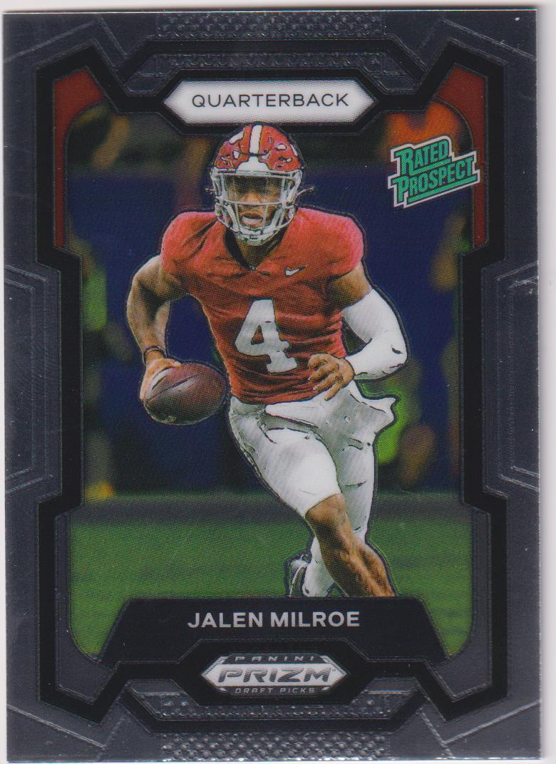 2024 Panini Prizm Draft Picks Football Jalen Milroe #122
