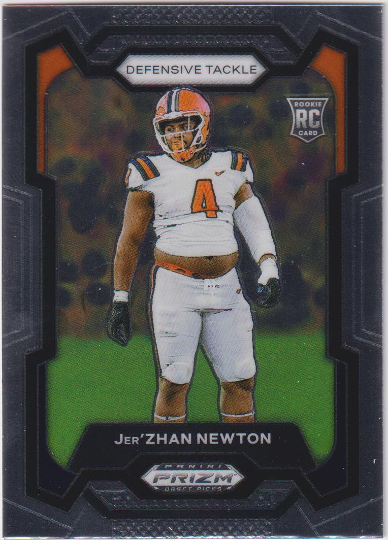 2024 Panini Prizm Draft Picks Football Jer'Zhan Newton #136