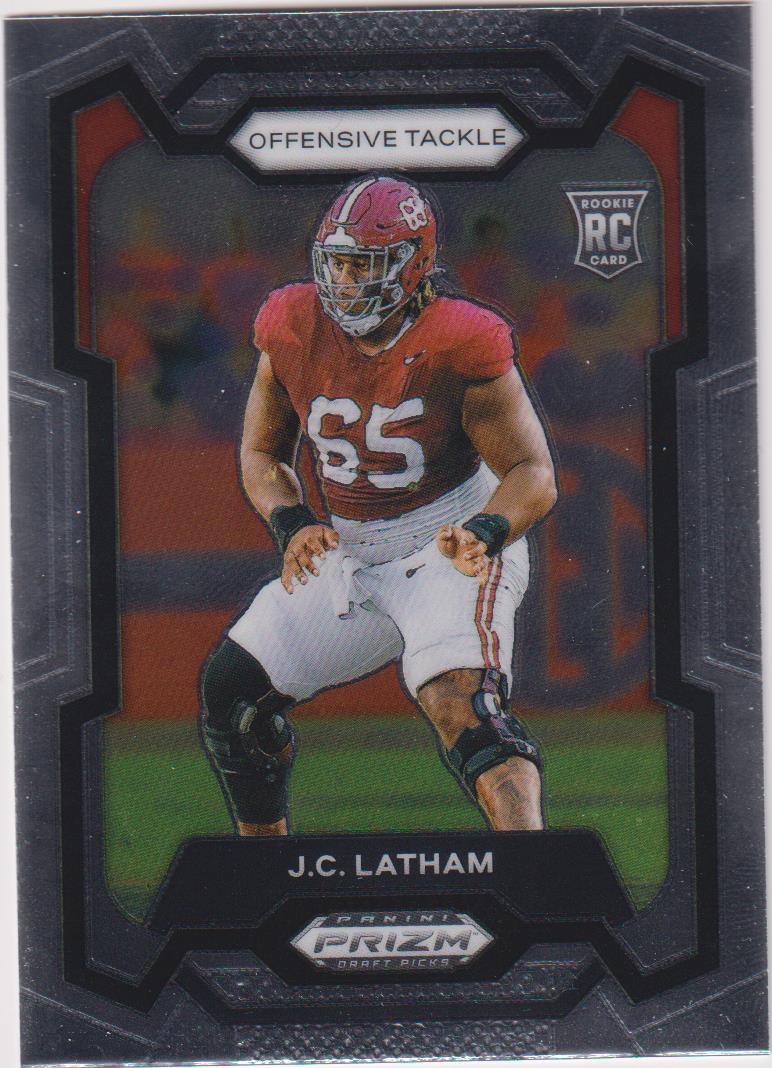 2024 Panini Prizm Draft Picks Football JC Latham #135