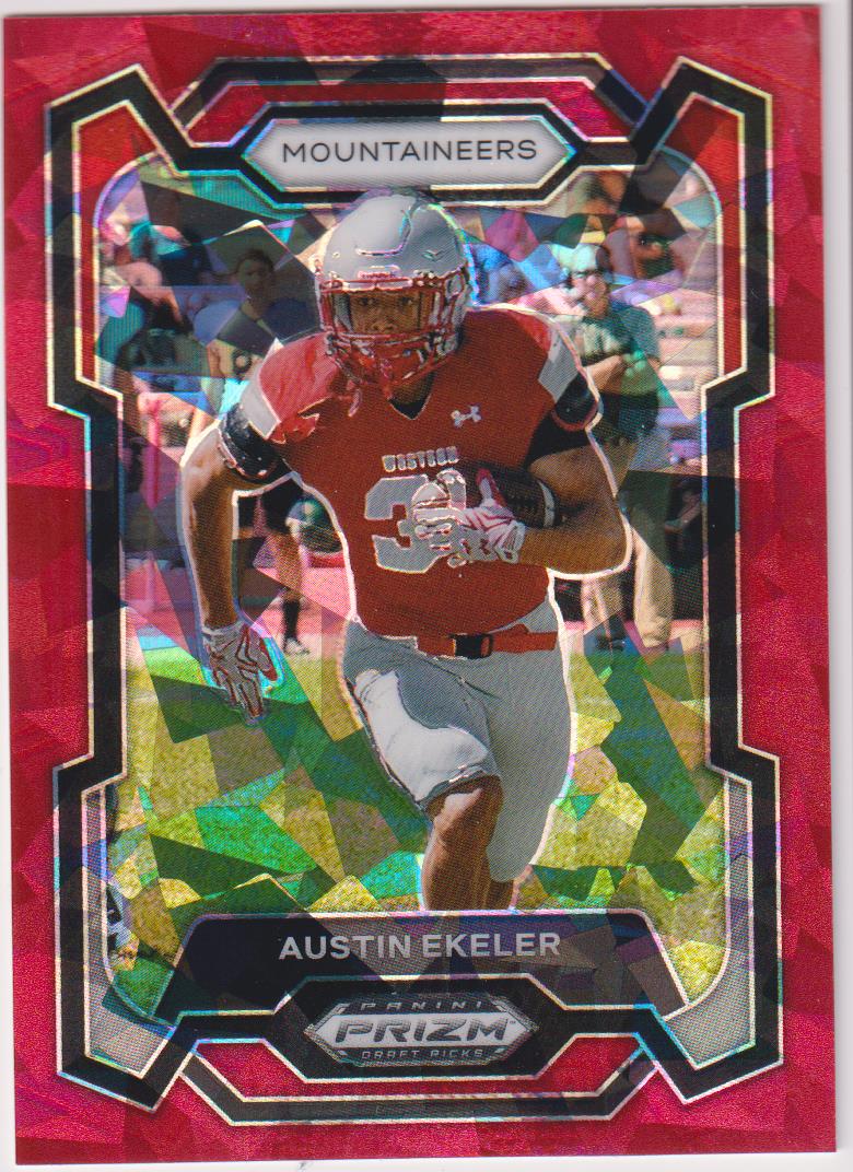 2024 Panini Prizm Draft Picks Football Red Ice Austin Ekeler #70