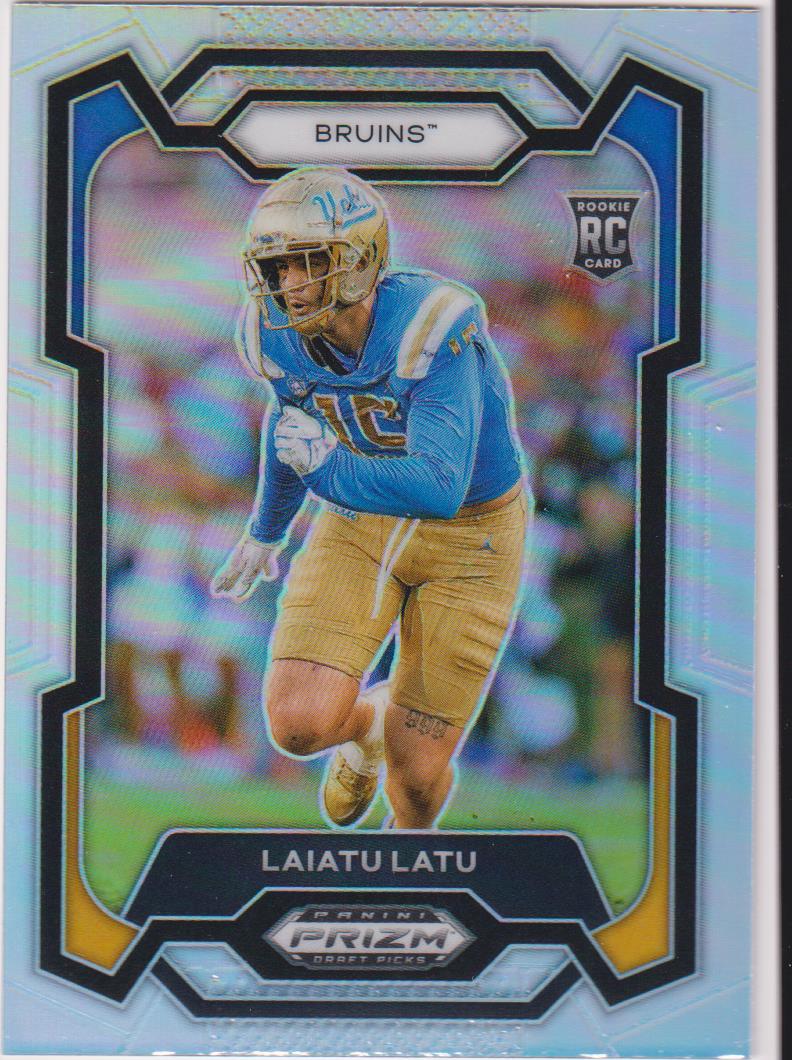 2024 Panini Prizm Draft Picks Football Silver Laiatu Latu #121