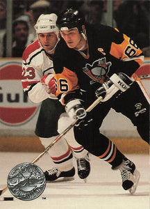 1991-92 Pro Set Platinum Hockey Mario Lemieux #91