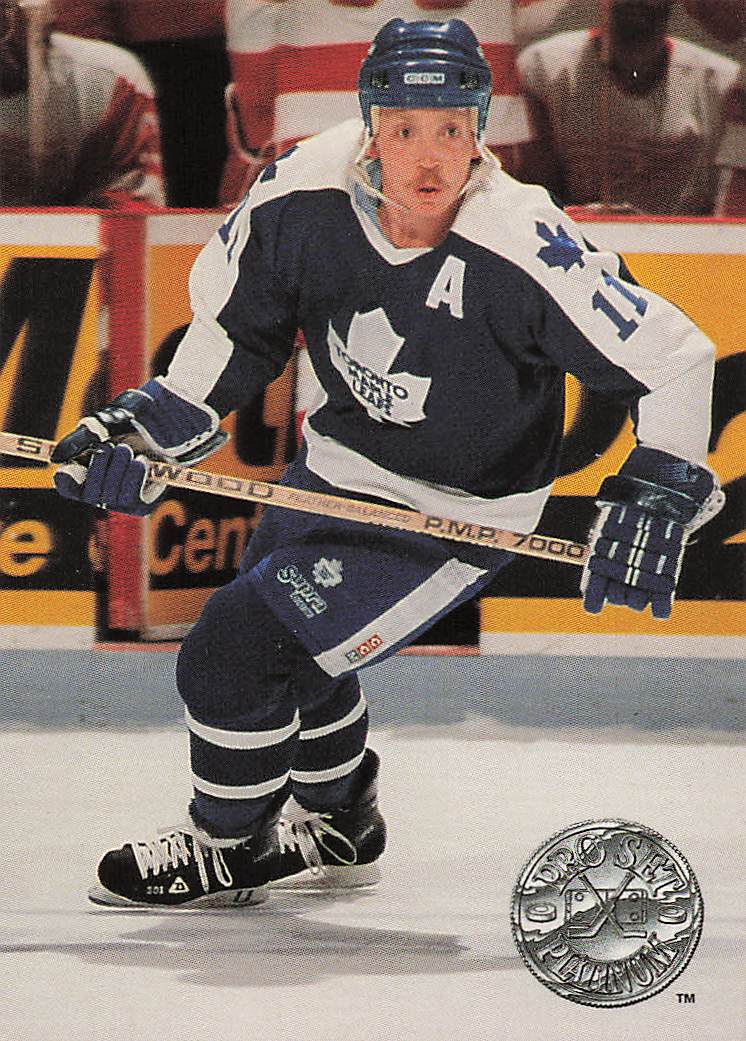 1991-92 Pro Set Platinum Hockey Gary Leeman #115