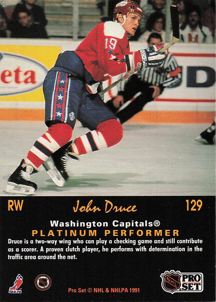 1991-92 Pro Set Platinum Hockey John Druce #129
