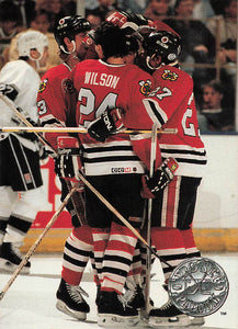 1991-92 Pro Set Platinum Hockey Chicago Blackhawks #141