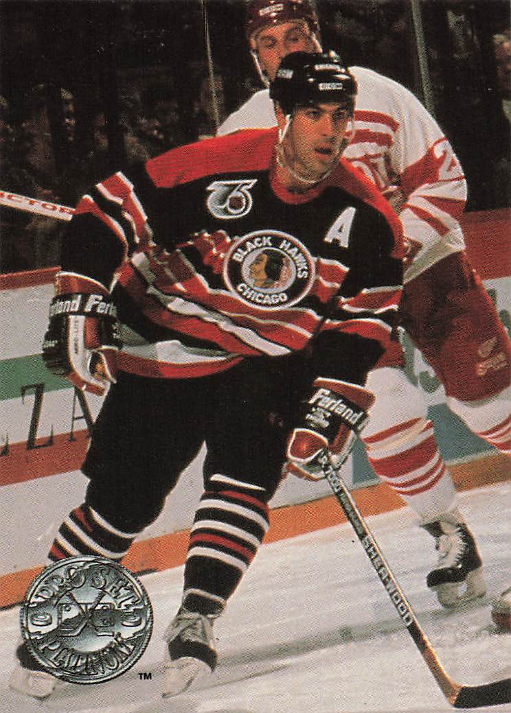 1991-92 Pro Set Platinum Hockey Chris Chelios #25