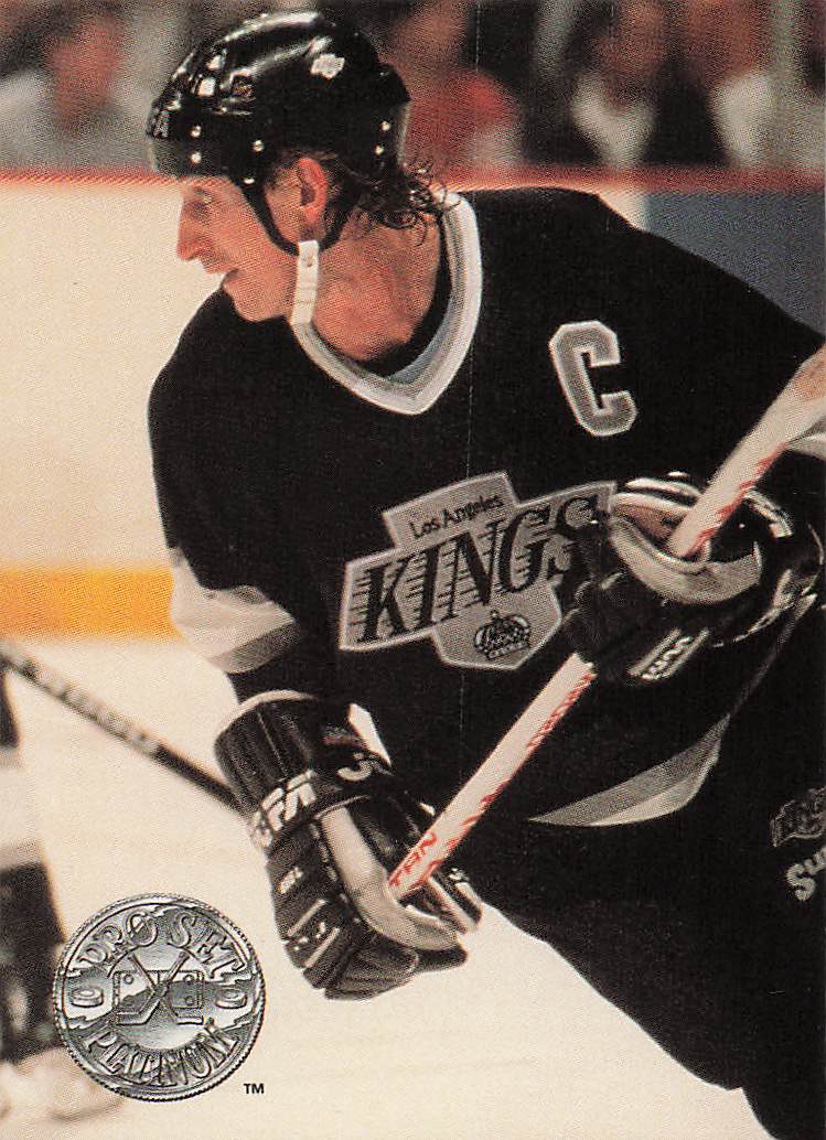 1991-92 Pro Set Platinum Hockey Wayne Gretzky #52