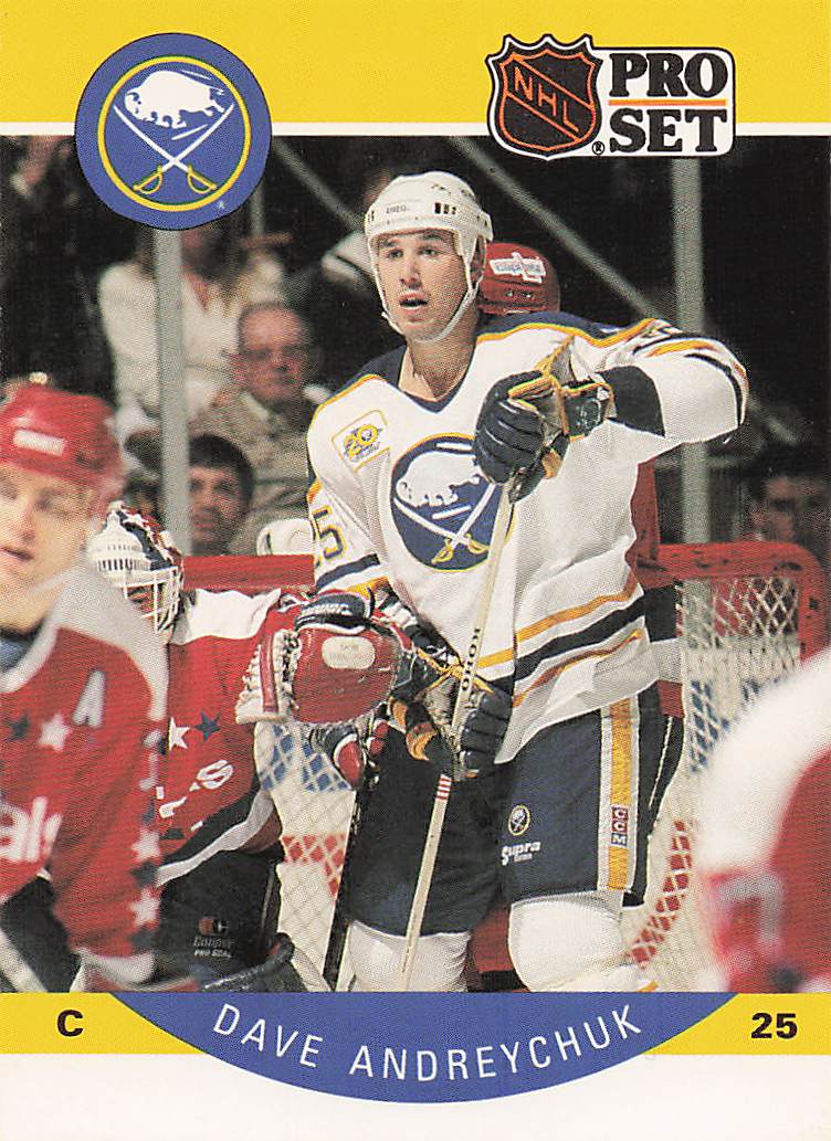 1990-91 Pro Set Hockey Dave Andreychuk #17a