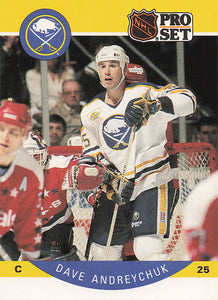 1990-91 Pro Set Hockey Dave Andreychuk #17a