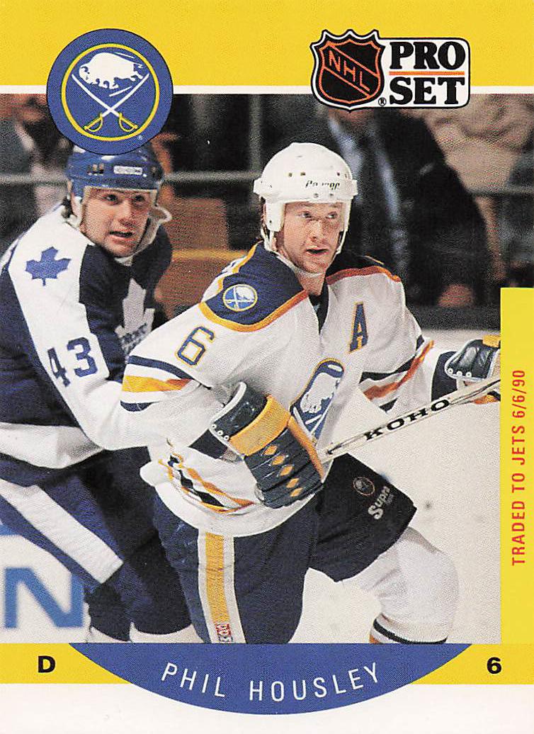 1990-91 Pro Set Hockey Phil Housley #21