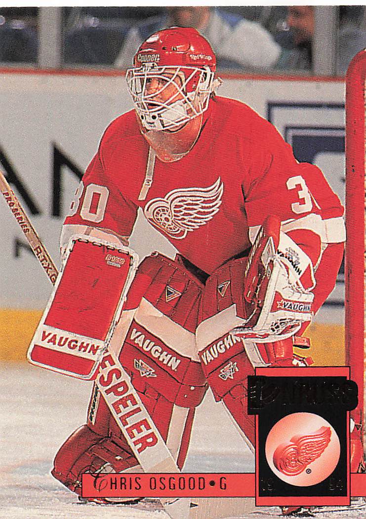 1993-94 Donruss Hockey Chris Osgood #424 Rookie