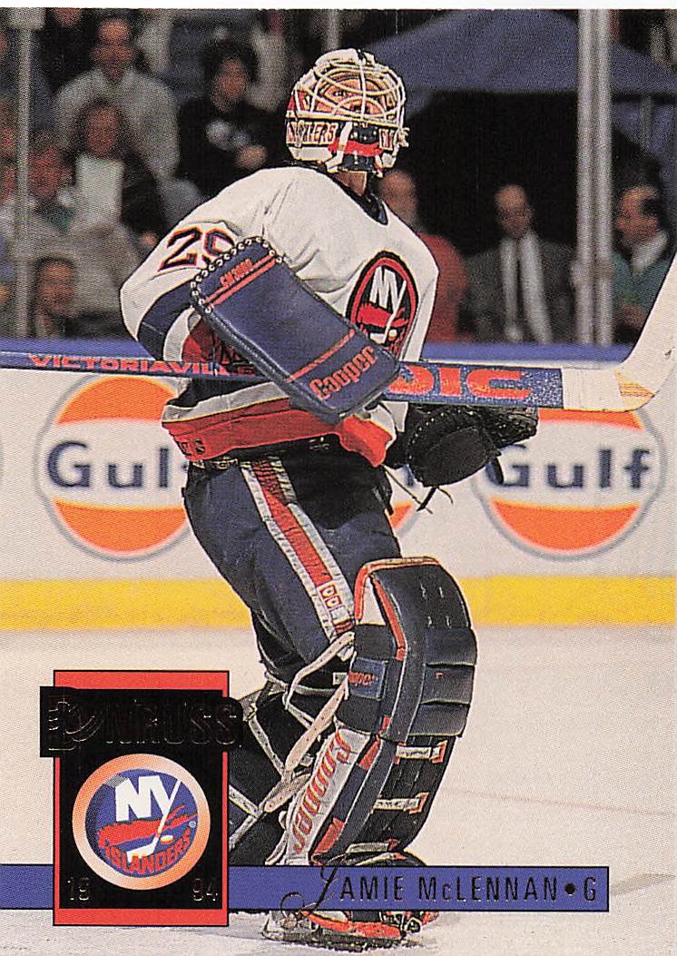 1993-94 Donruss Hockey Jamie McLennan #458 Rookie