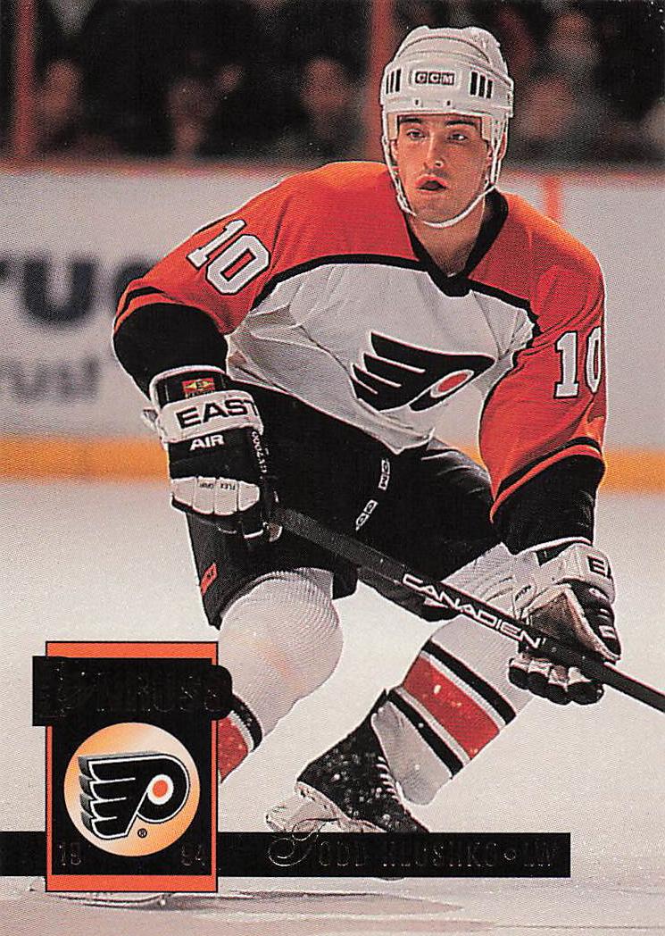 1993-94 Donruss Hockey Todd Hlushko #469 Rookie