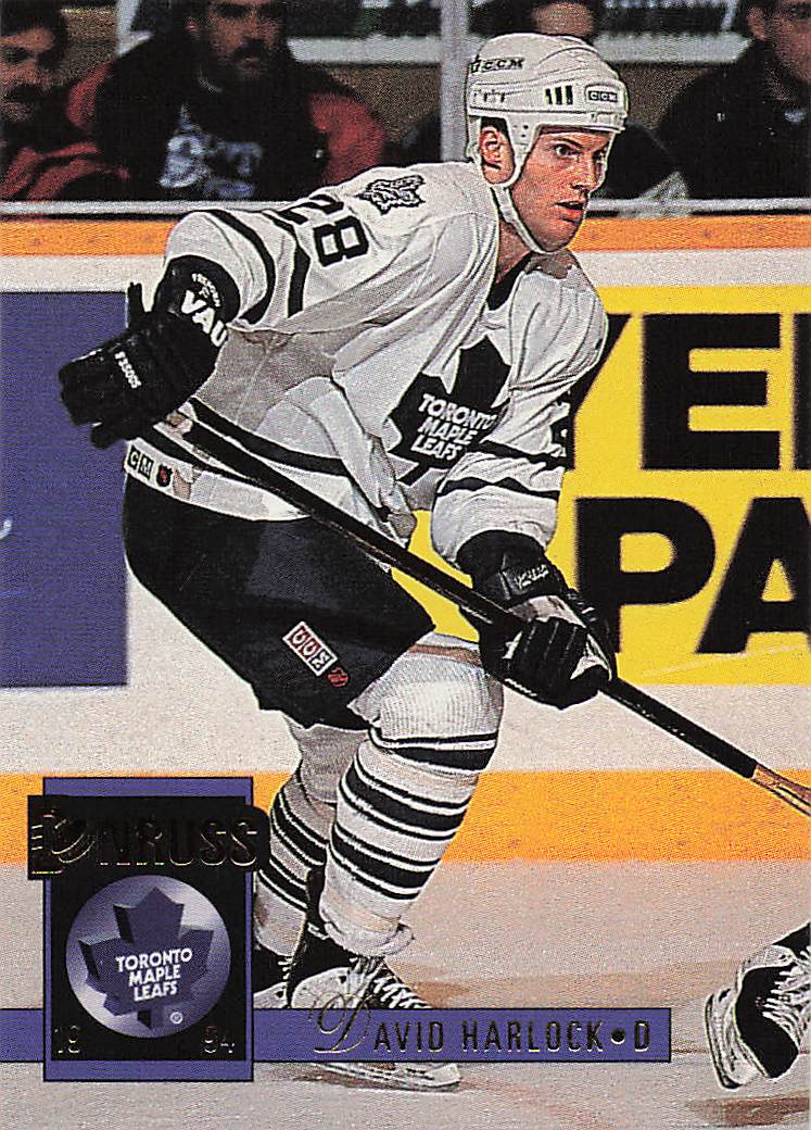 1993-94 Donruss Hockey David Harlock #496