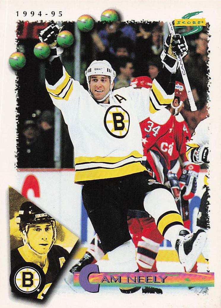 1994-95 Score Hockey Cam Neely #4