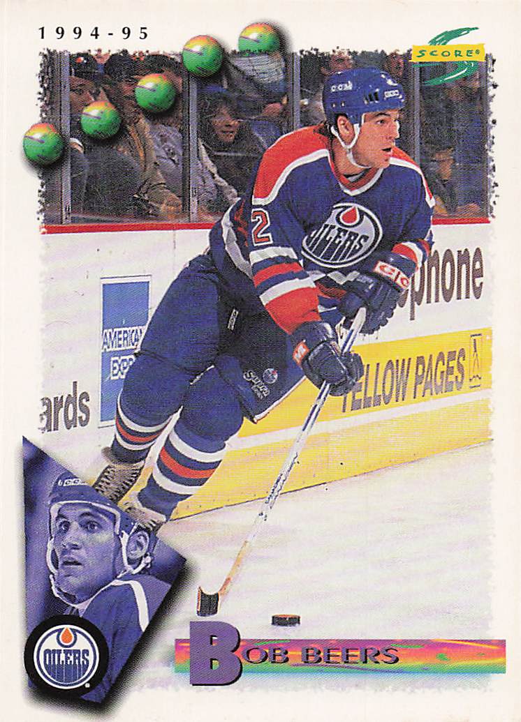 1994-95 Score Hockey Bob Beers #7
