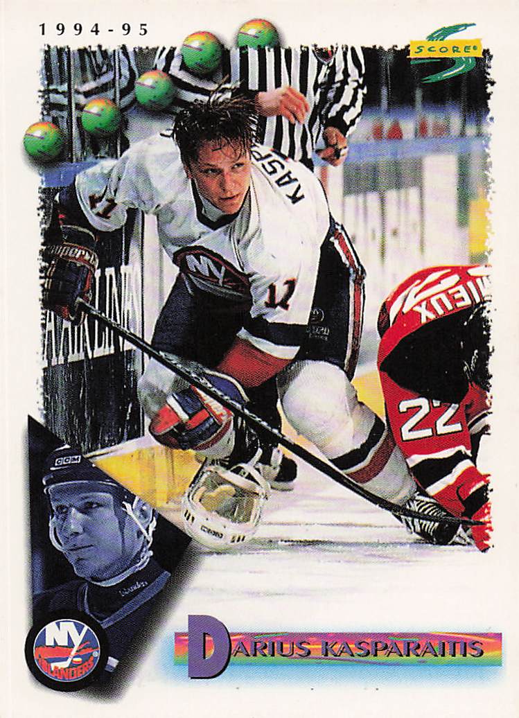 1994-95 Score Hockey Darius Kasparaitis #11