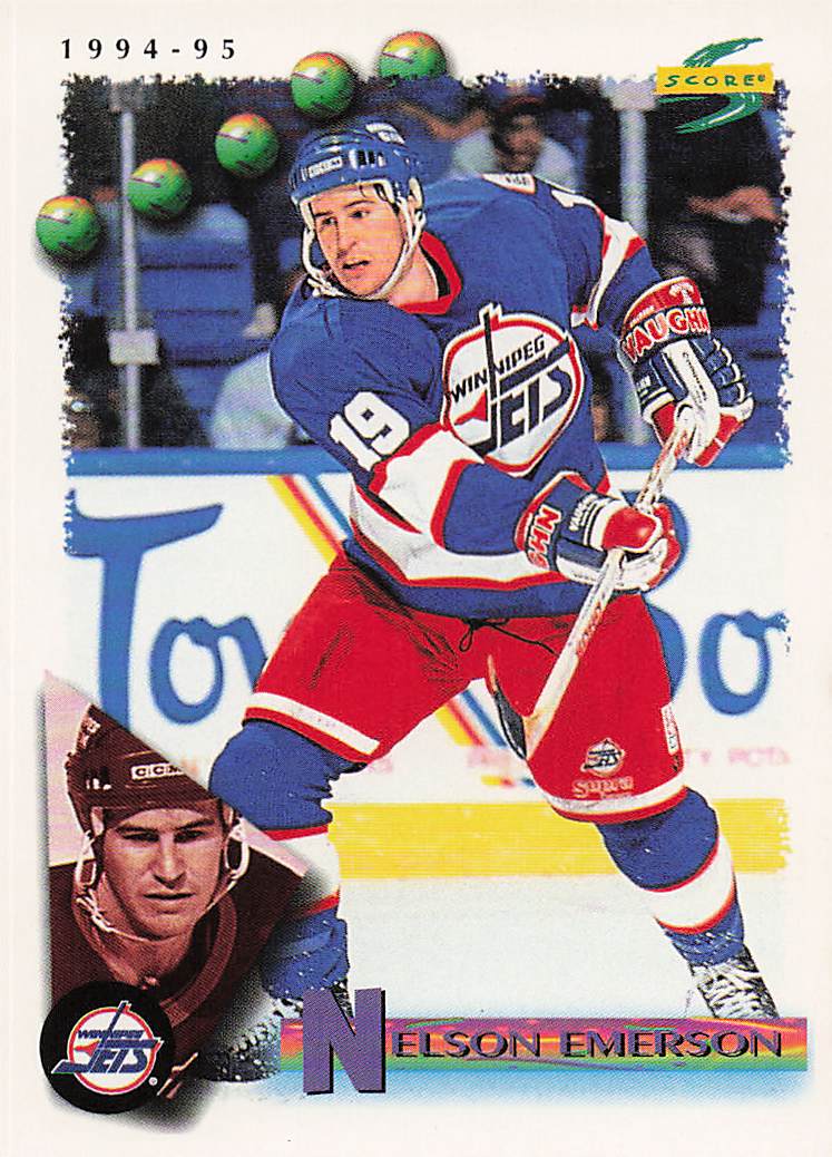 1994-95 Score Hockey Nelson Emerson #41